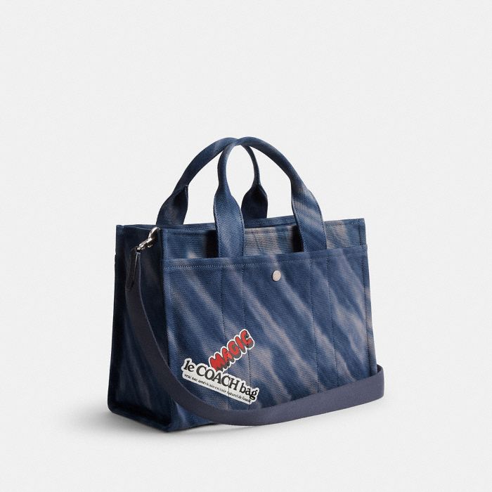 CARGO TOTE BAG WITH TIE-DYE