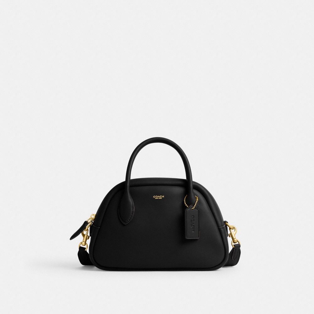 COACH CU863 Borough Bowling Bag BRASS/BLACK