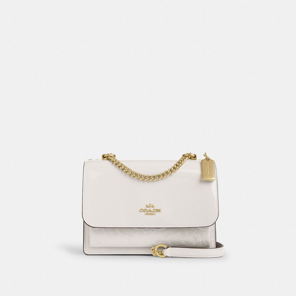 COACH CU993 Klare Crossbody Bag In Signature Leather GOLD/CHALK