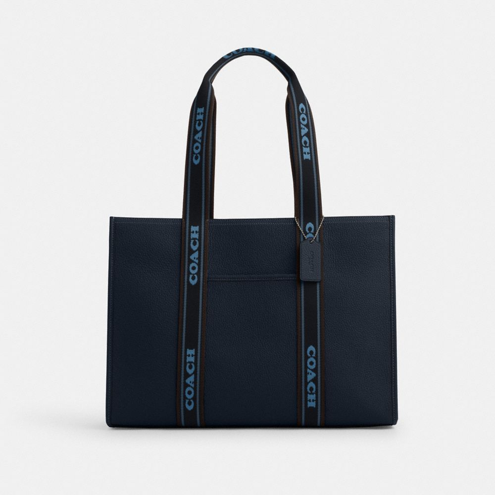 Large Smith Tote Bag - CU996 - Gunmetal/Midnight Navy