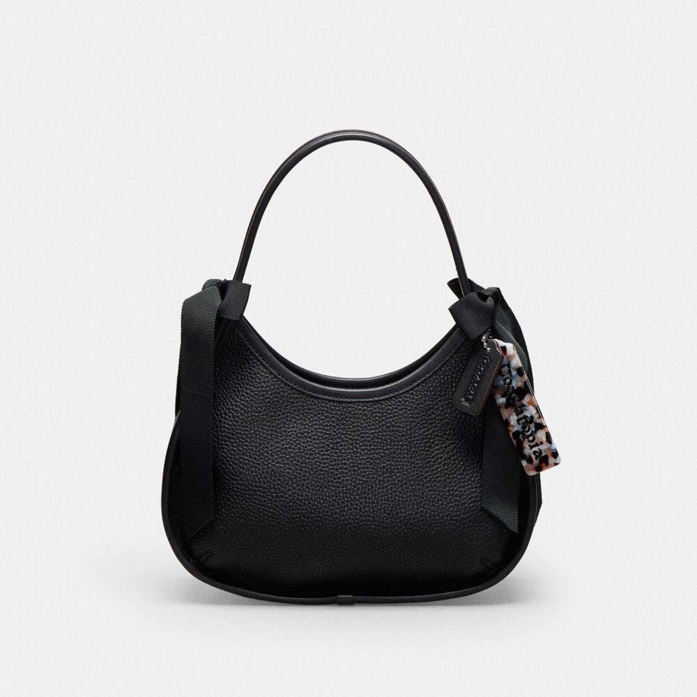 Ergo Bag In Coachtopia Leather: Bows - CV002 - Black