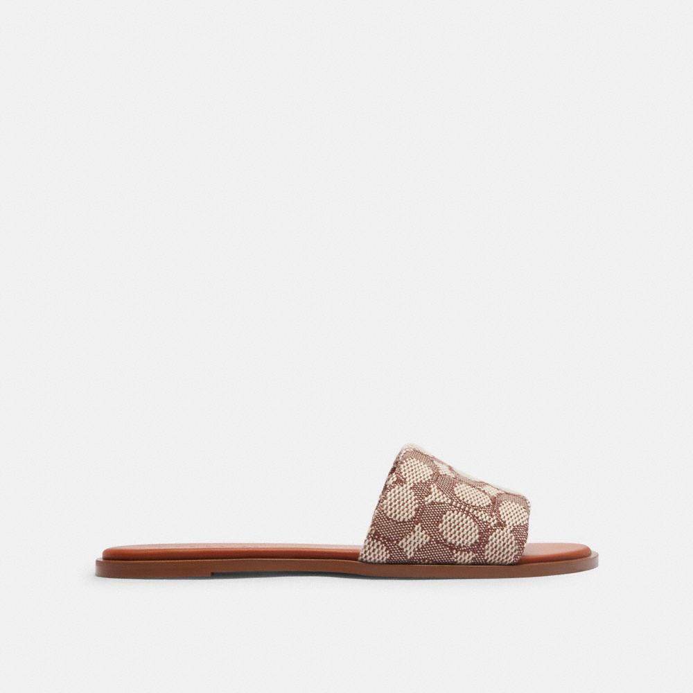 HOLLY SANDAL IN SIGNATURE TEXTILE JACQUARD