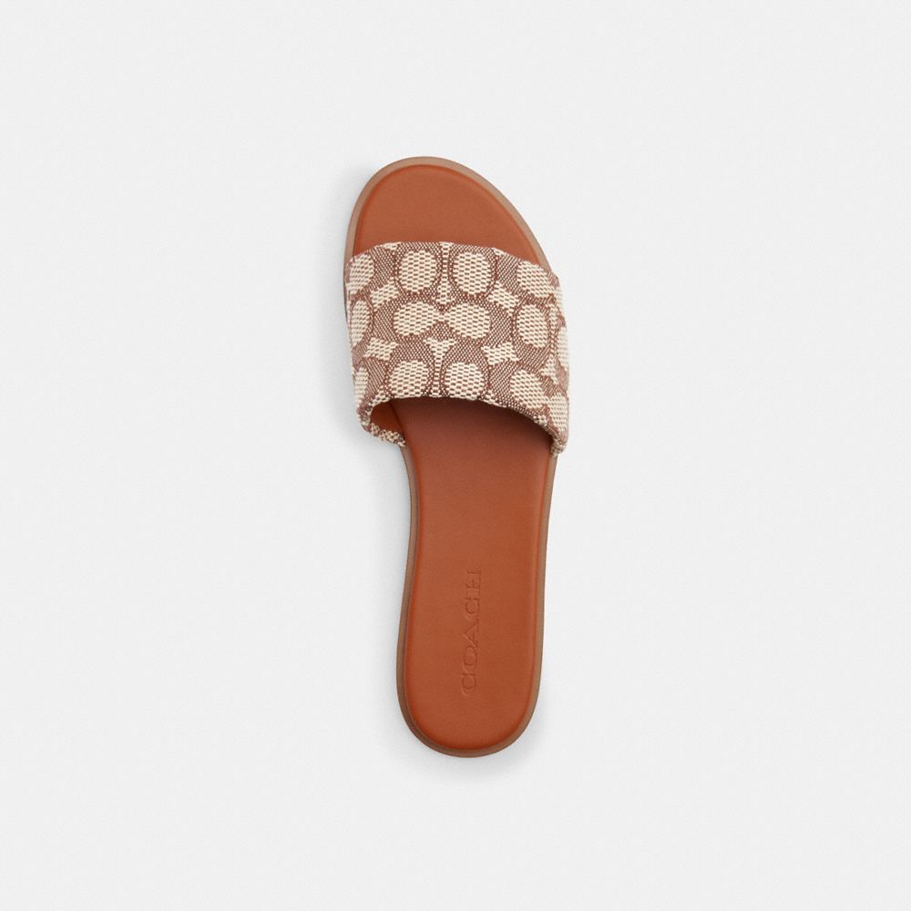 HOLLY SANDAL IN SIGNATURE TEXTILE JACQUARD