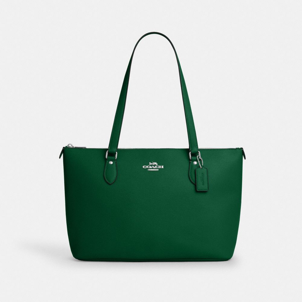 Gallery Tote Bag - CV402 - Silver/Shamrock