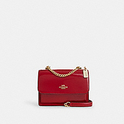 Mini Klare Crossbody Bag - CV425 - Gold/Red