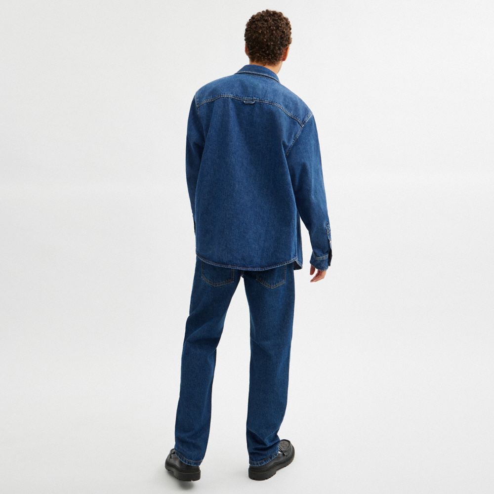 LONG SLEEVE DENIM SHIRT