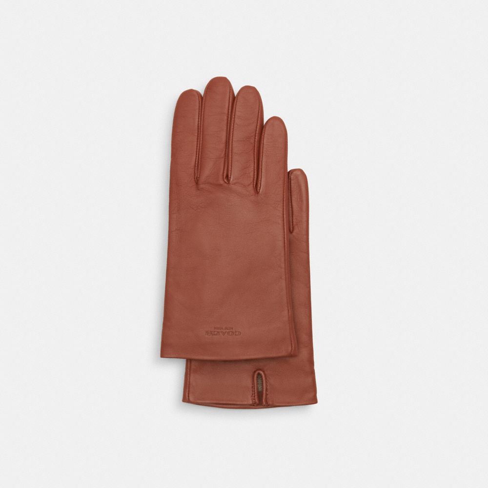 Leather Tech Gloves - CV864 - Saddle
