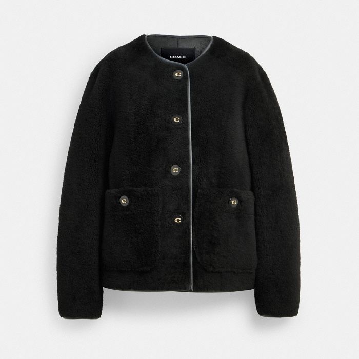 蓬鬆 SHEARLING 大衣