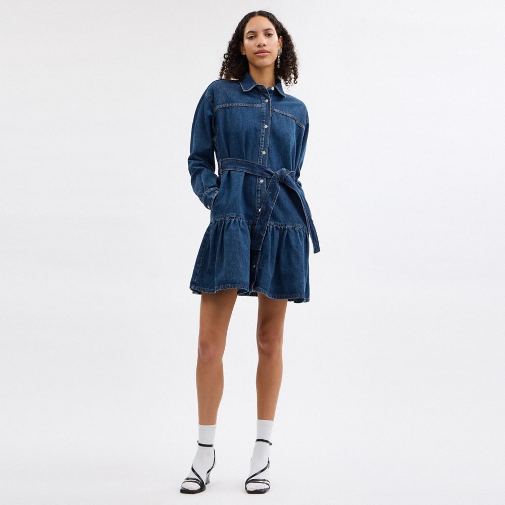 DENIM SHIRT DRESS