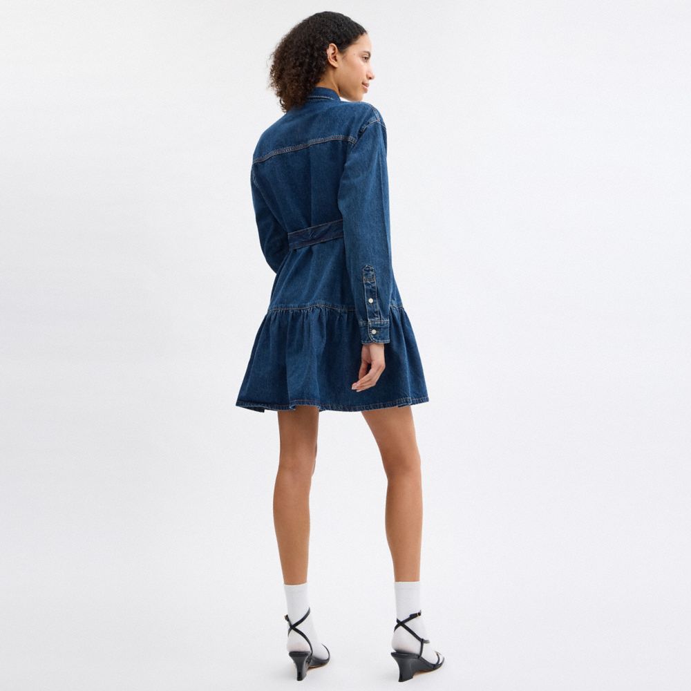 DENIM SHIRT DRESS