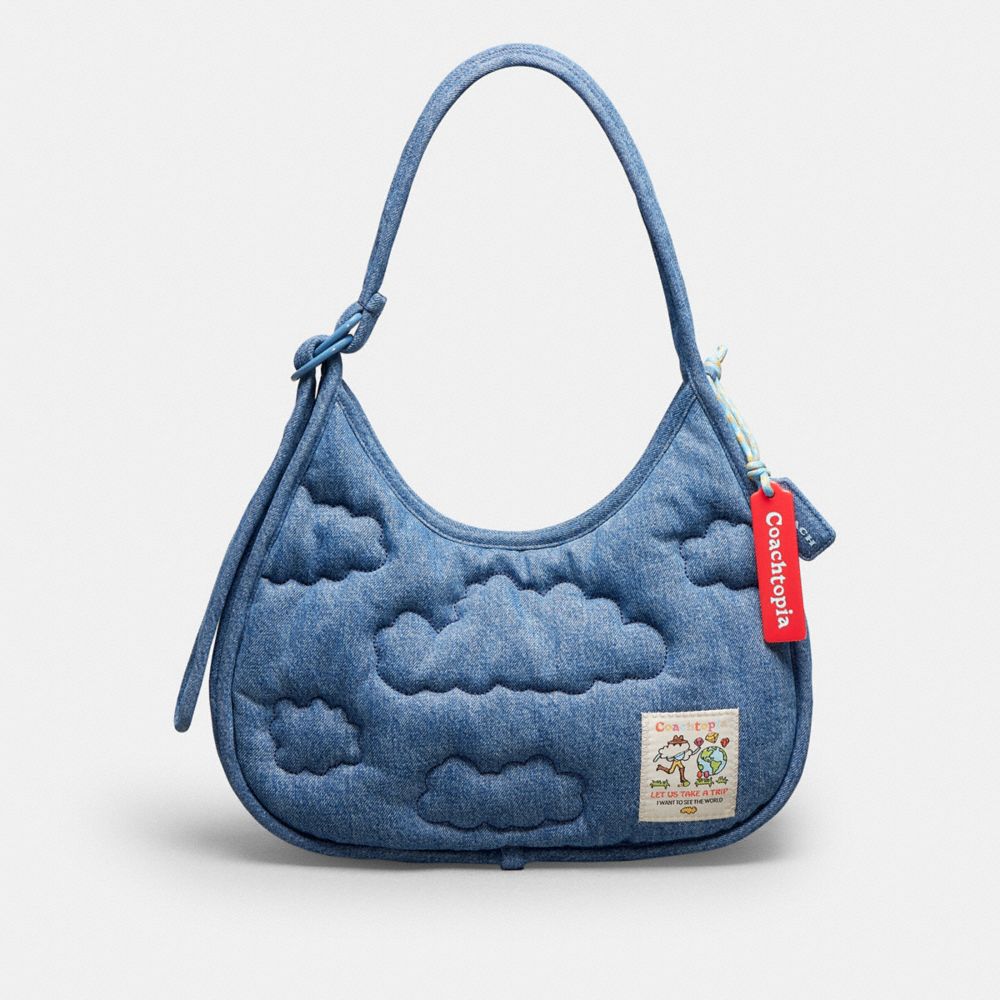 COACH CV877 Ergo Bag With Cloud Quilting DENIM