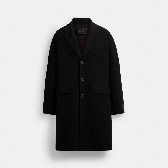 DOUBLE FACED WOOL COAT