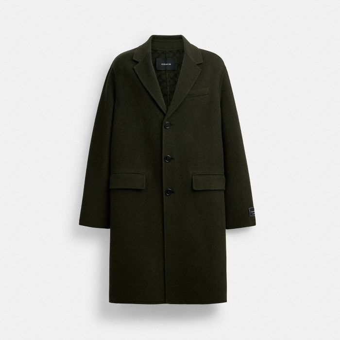 DOUBLE FACED WOOL COAT