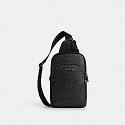 Ethan Pack In Signature Canvas - CV918 - Gunmetal/Charcoal/Black