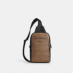 Ethan Pack In Signature Canvas - CV918 - Qb/Tan/Black