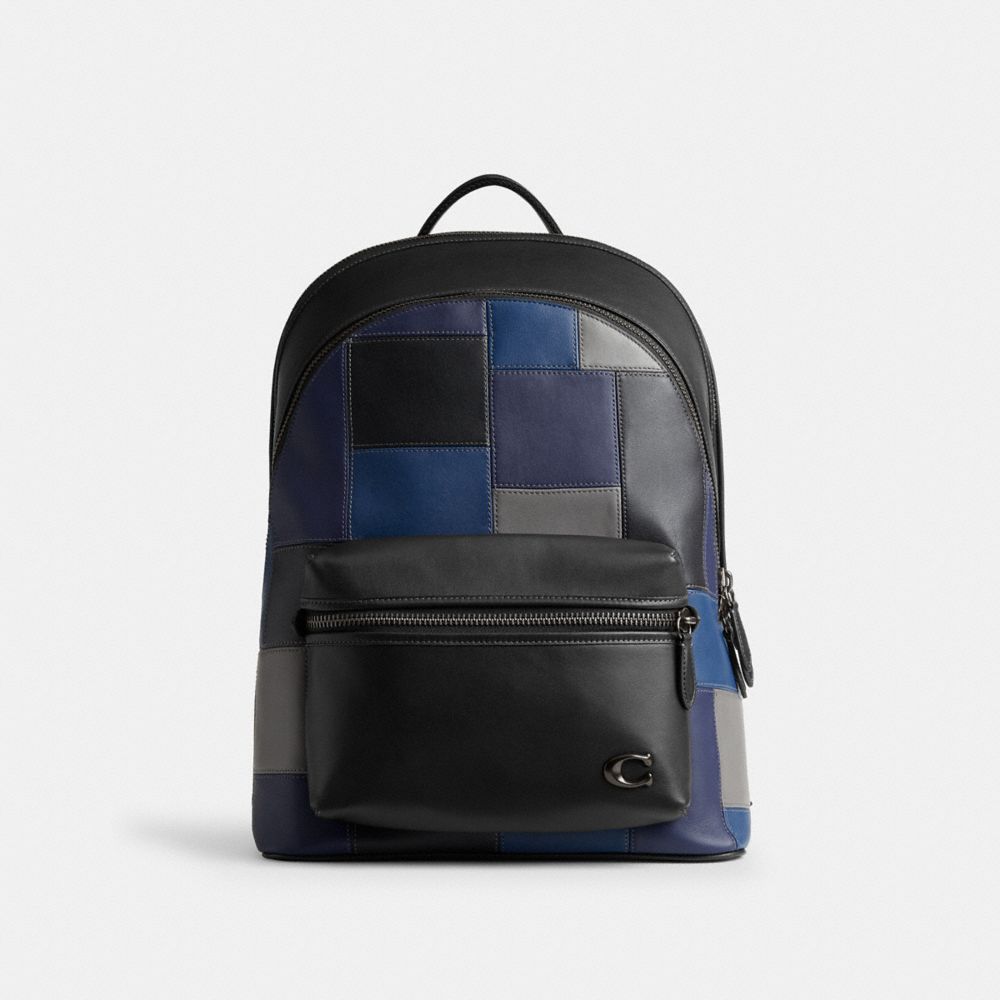 Charter Backpack With Patchwork - CV929 - Black