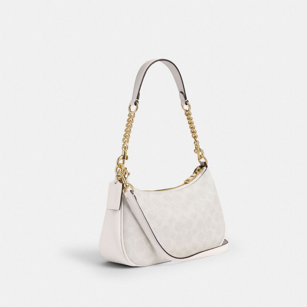 TERI SHOULDER BAG IN SIGNATURE CANVAS