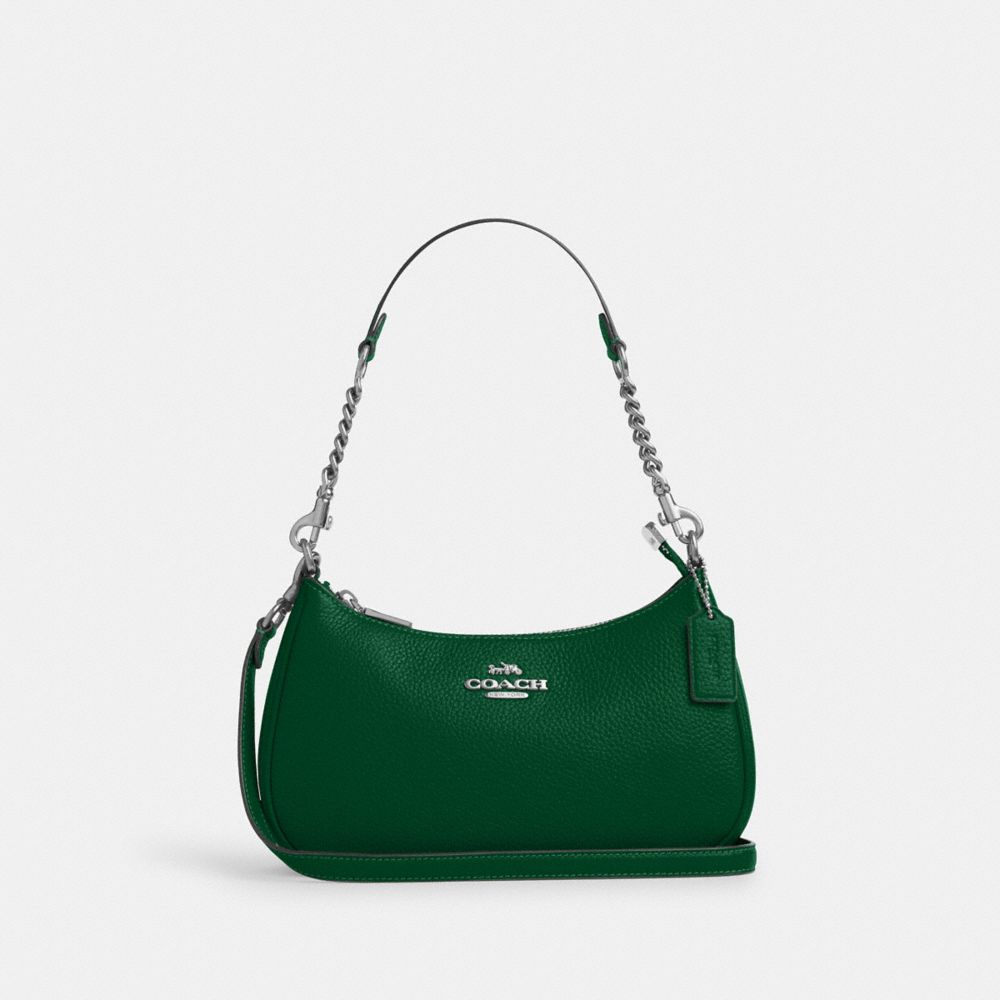 Teri Shoulder Bag - CV934 - Silver/Shamrock