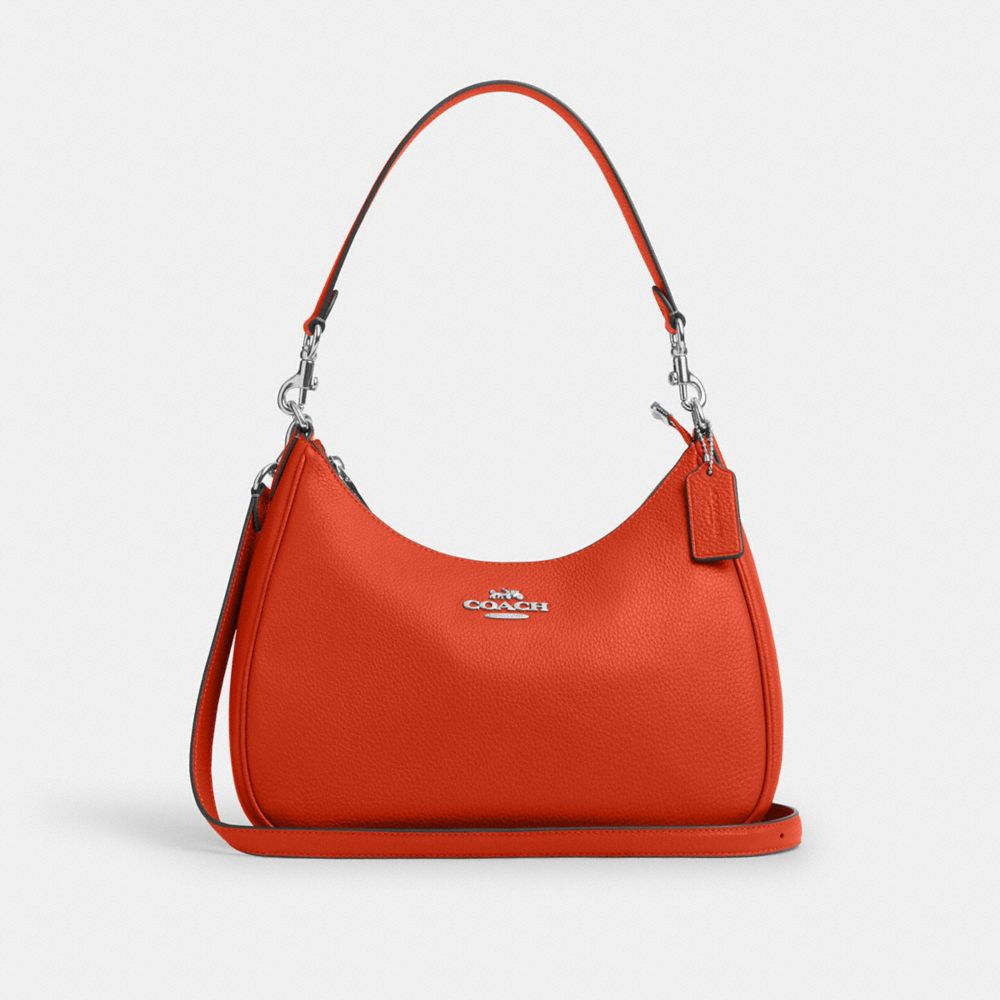 Teri Hobo Bag - CV935 - Silver/Deep Orange