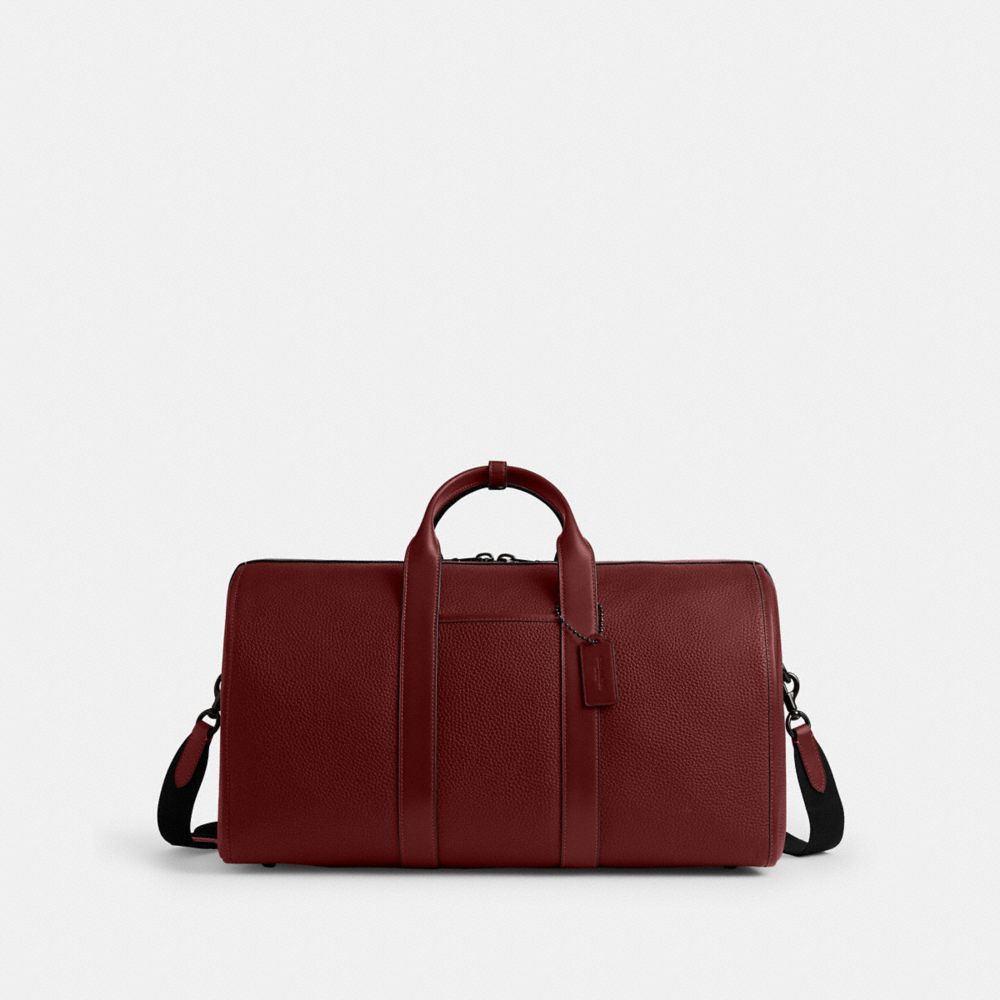 COACH CV957 Gotham Duffle Bag 45 DARK RUBY