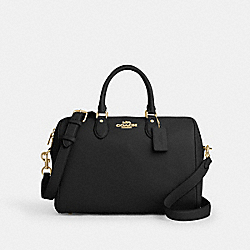 Rowan Large Satchel Bag - CV960 - Gold/Black