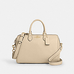 Rowan Large Satchel Bag - CV960 - Gold/Ivory