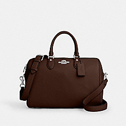 Rowan Large Satchel Bag - CV960 - Silver/Maple