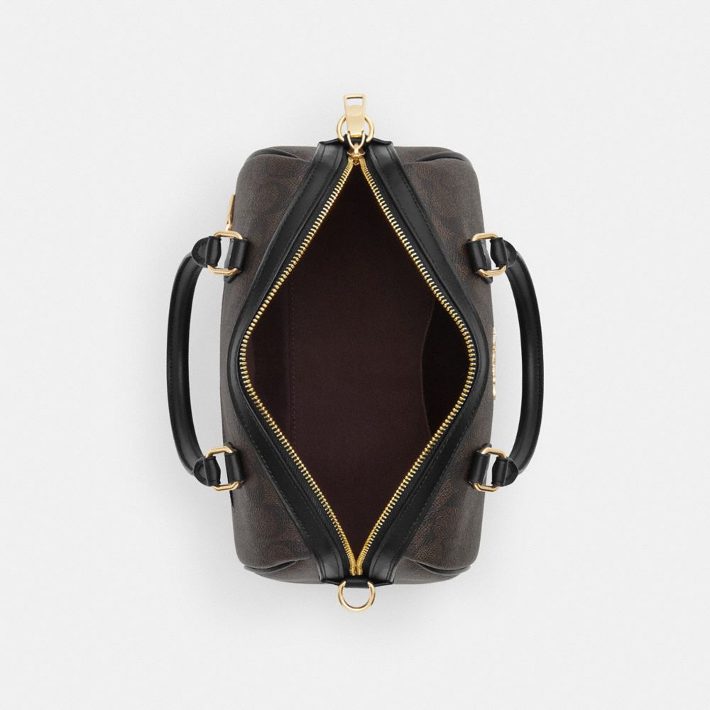 ROWAN SATCHEL BAG IN SIGNATURE CANVAS