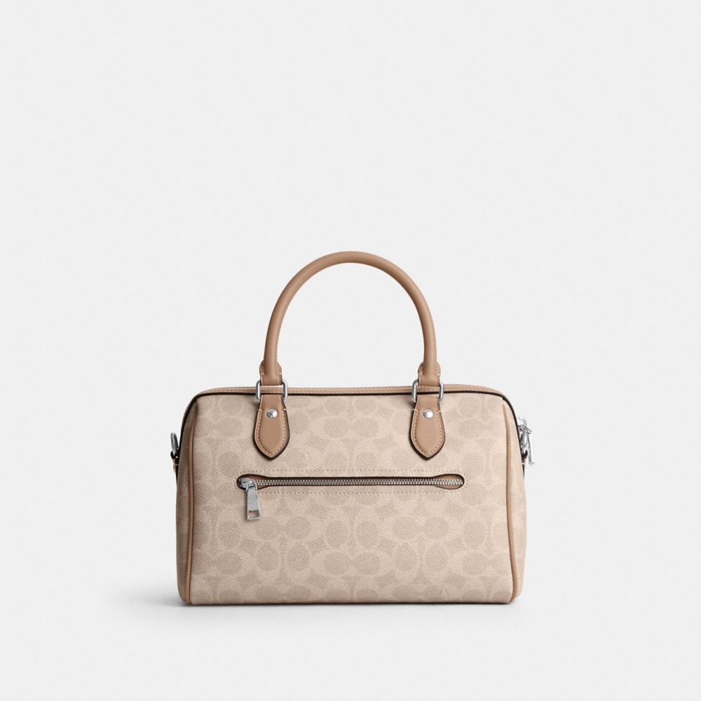 ROWAN SATCHEL BAG IN SIGNATURE CANVAS