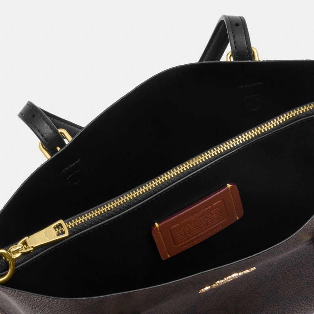 MOLLIE TOTE BAG 25 IN SIGNATURE CANVAS
