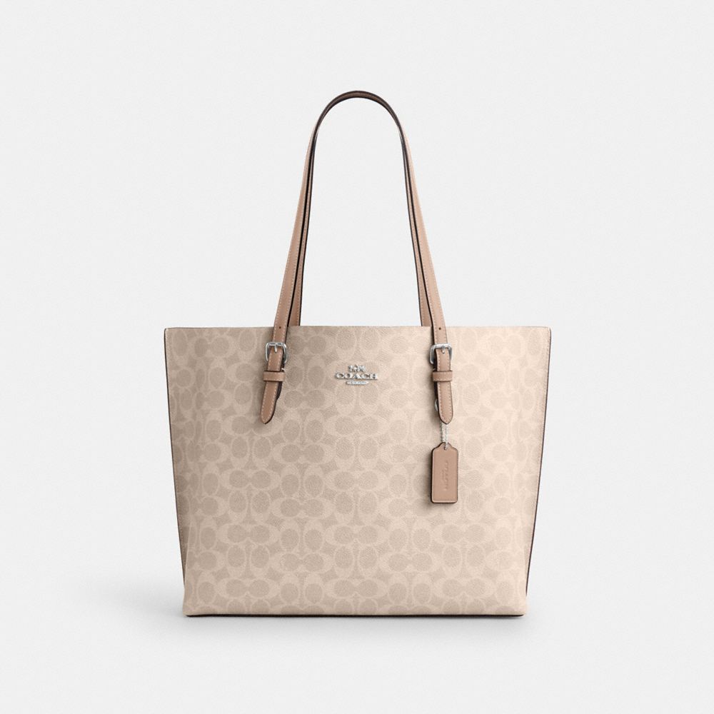 【正規品】Coach 大人クラシック♡Mollie Tote Bag CV967 COACH® Outlet | Mollie Tote Bag In Signature Canvas