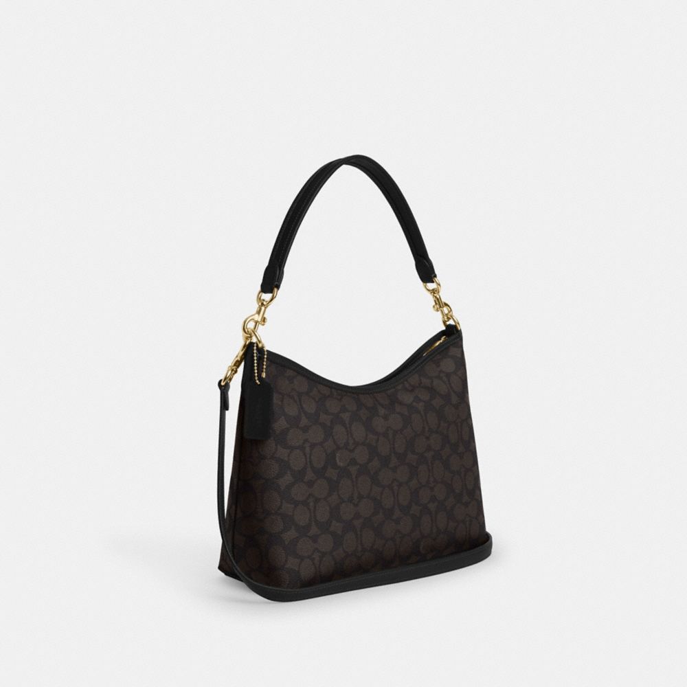 LAUREL SHOULDER BAG IN SIGNATURE CANVAS