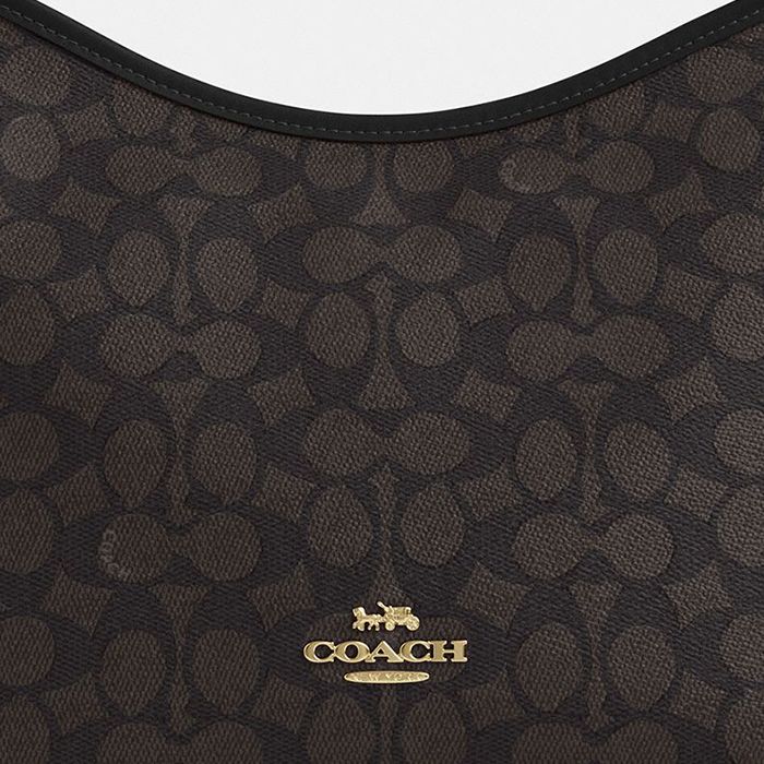 LAUREL SHOULDER BAG IN SIGNATURE CANVAS