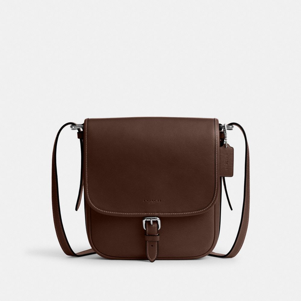 COACH CV979 Hitch Flap Crossbody Bag MAPLE