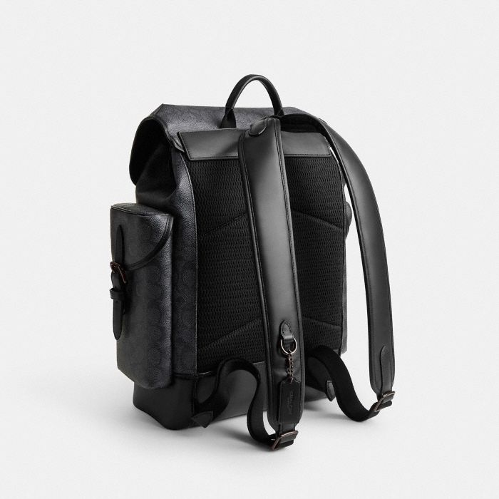 HITCH BACKPACK IN SIGNATURE CANVAS