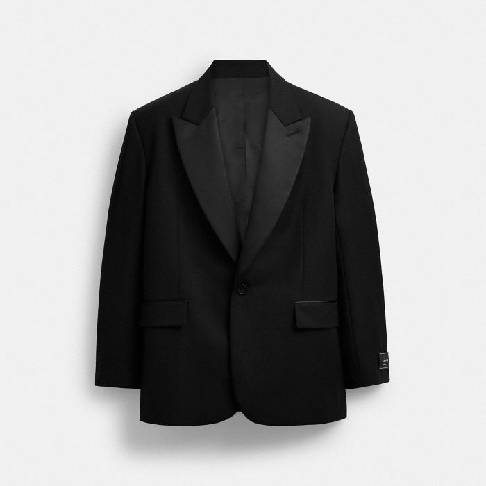 SINGLE BREASTED TUXEDO JACKET