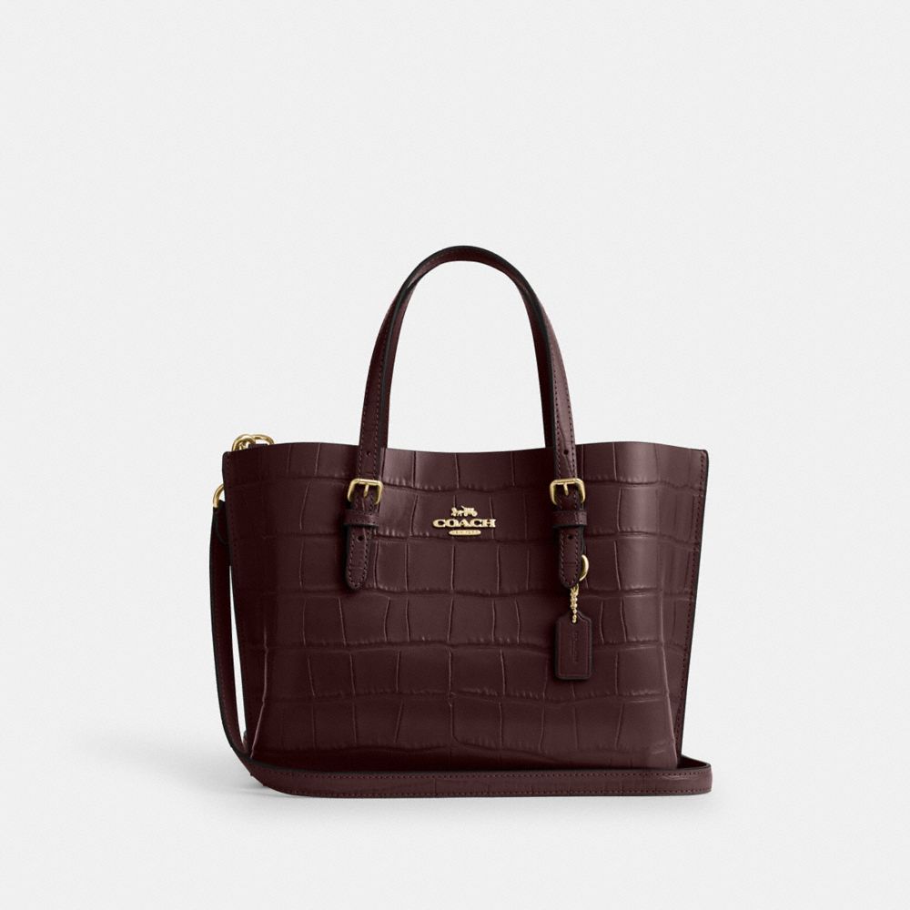 Mollie Tote Bag 25 - CW017 - Gold/Merlot