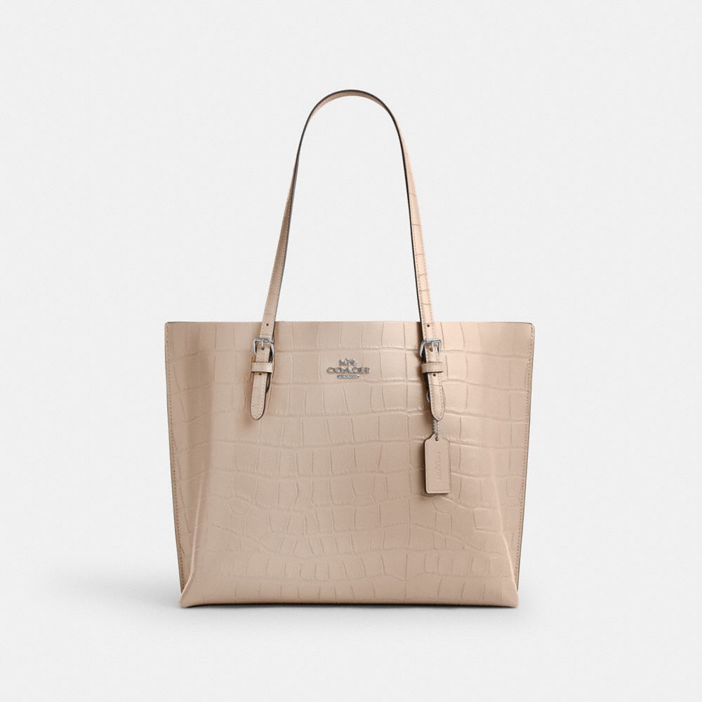 Mollie Tote Bag - CW018 - Silver/Stone