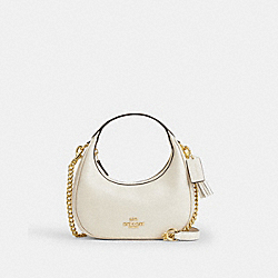 Carmen Mini Crossbody Bag - CW036 - Gold/Pearl