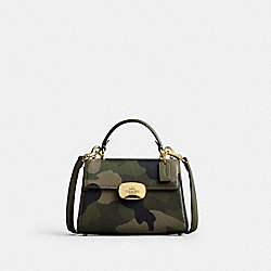 Eliza Mini Top Handle Bag - CW184 - Gold/Dark Cypress Multi