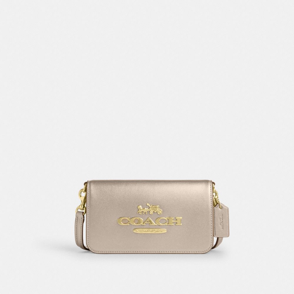 COACH CW187 Toni Crossbody Bag GOLD/LIGHT CHAMPAGNE