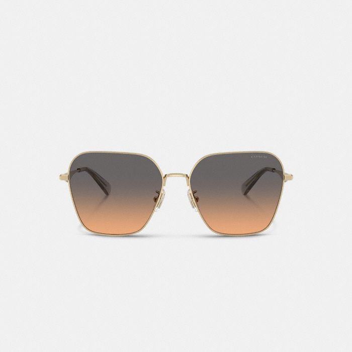 PILLOW TABBY METAL HEXAGON SUNGLASSES