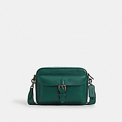 Warner Crossbody Bag - CW218 - Gunmetal/Emerald