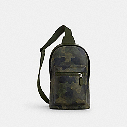 West Pack In Signature Camo Print - CW312 - Qb/Dark Shamrock Multi