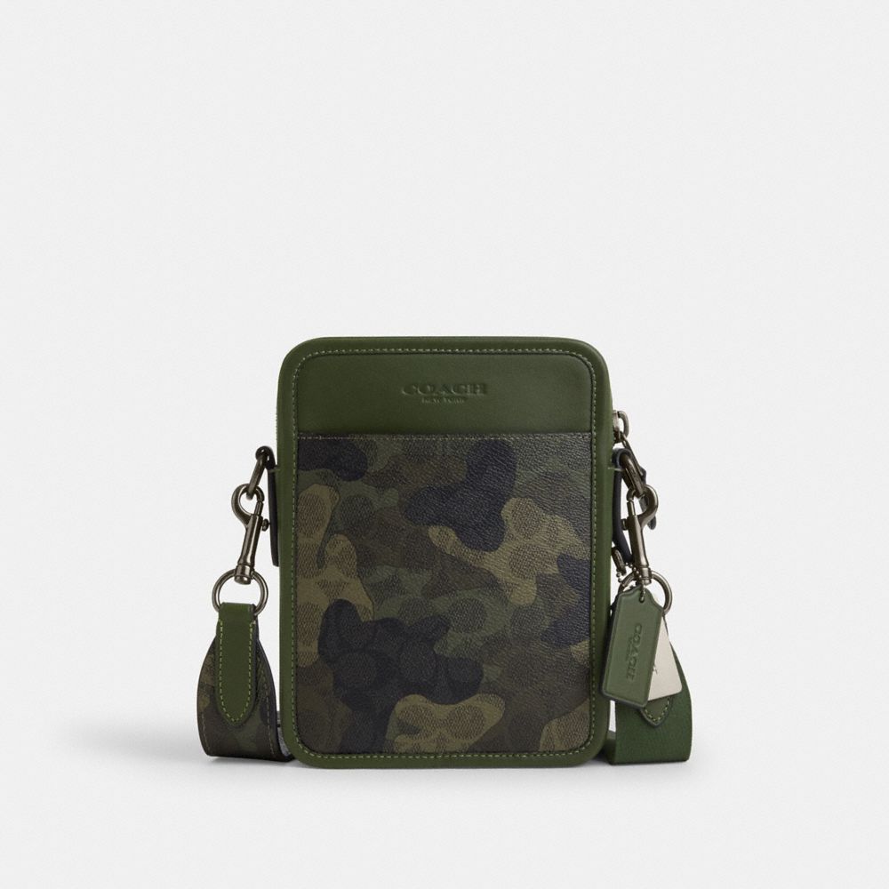 COACH CW334 Sullivan Crossbody In Signature Camo Print QB/DARK SHAMROCK MULTI