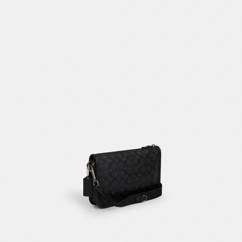 HERITAGE CONVERTIBLE CROSSBODY IN SIGNATURE CANVAS
