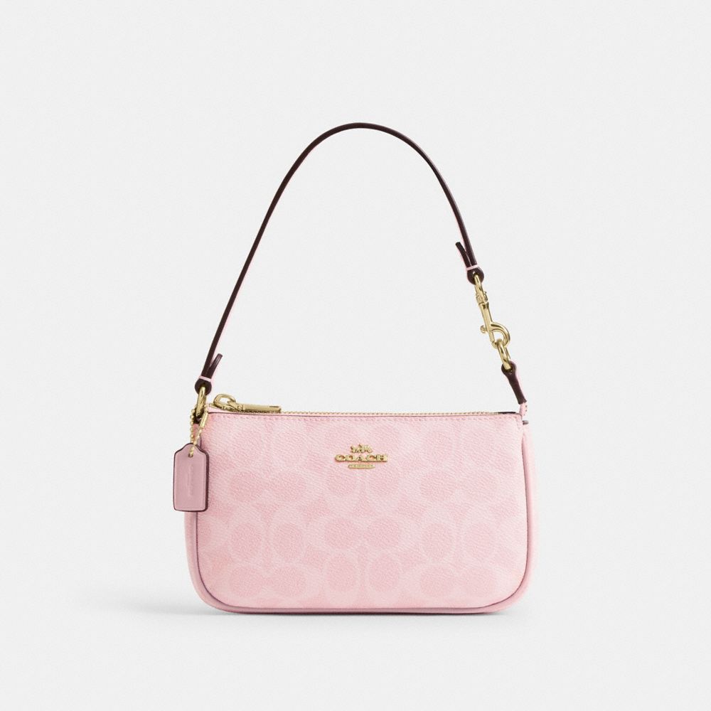 Nolita 19 In Signature Canvas - CW426 - Gold/Powder Pink
