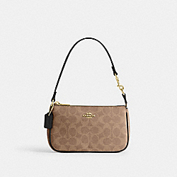 Nolita 19 In Signature Canvas - CW426 - Gold/Tan/Black