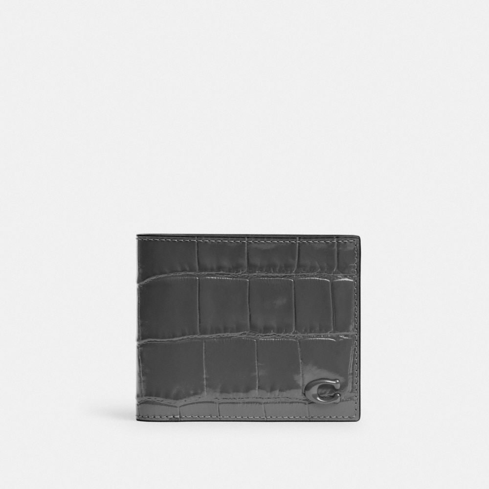 COACH CW439 3 In 1 Wallet CHARCOAL