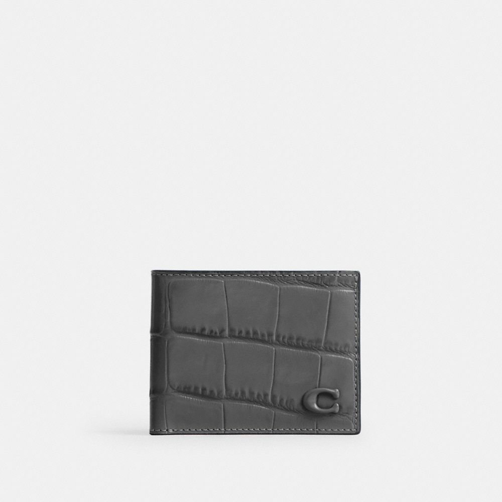 Slim Billfold Wallet - CW444 - Charcoal